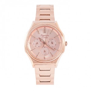 Alexandre Christie AC 2A09 Full Rosegold Steel BFBRGLN